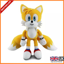 🟠Sonic the Hedgehog Tails Fox Plushie Stuffed video games Plush Toy SEGA 30cm🟠