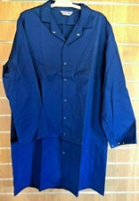 Royal Blue Porters Warehouse Lab Coverall / Food Prep Work Coat Medium - XXXL