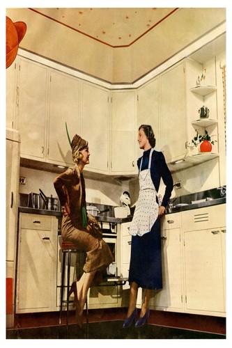 1940s kitchen scene - 1940s,