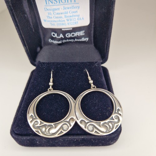 Ola gorie earrings sterling - earrings,