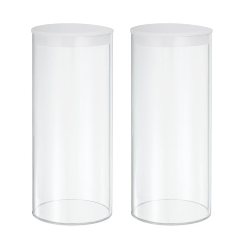 Clear plastic storage tubes 3 - plastic,