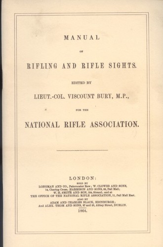 Manual rifling and rifle - of,