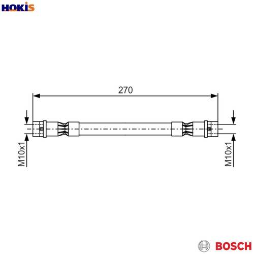 Brake hose 987 476 404 - 476,