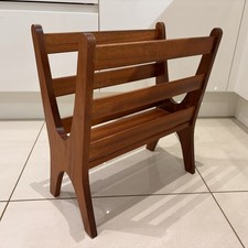 Guy Rogers Inspired Vintage Magazine Rack, Paper Rack Or Vinyl Display Rack