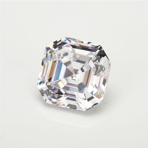 White clear asscher cut - white,