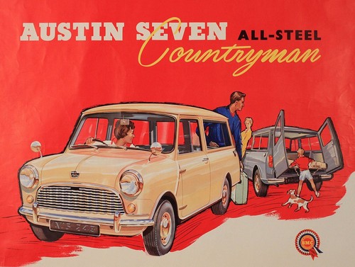 The austin seven mini plaque - austin,