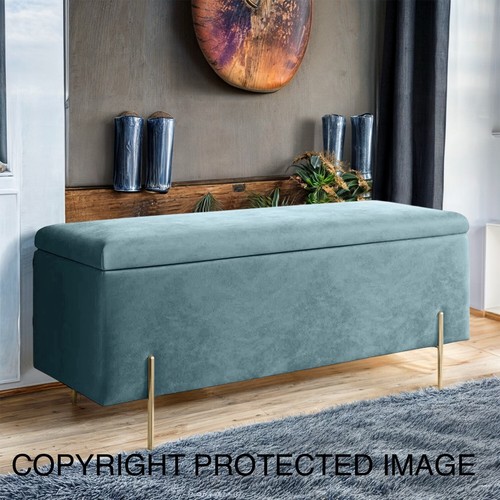 Ottoman storage box plush - ottoman,