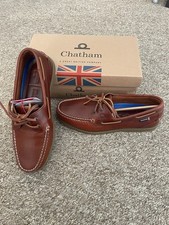 Chatham Mens Deck II G2 Shoes - Chestnut Brown UK Size 9.5