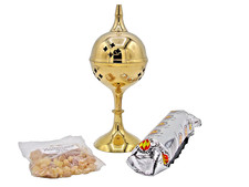 Pyali Two Piece Brass Incense