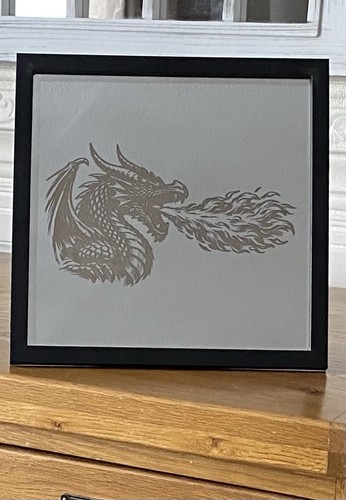 Dragons head breathing fire - dragons,