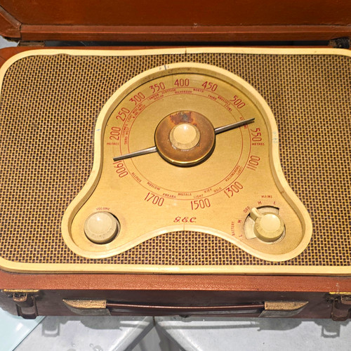 Vintage valve radio - valve,