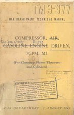 TM3-377 Compressor Reciprocating Power Drive 7CHM M1 Repair Maintenance Operator
