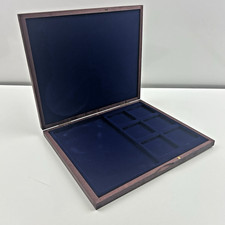 Wooden coin display box - wooden,