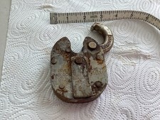 Vintage ERA Insurance Padlock 5 Lever Made in England ( No Key)