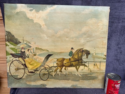 Lovely antique large framed - antique,