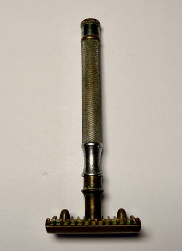 Vintage gillette piece - vintage, brass