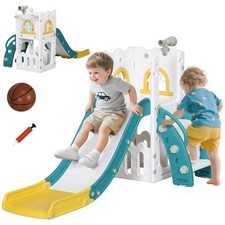 AIYAPLAY 5 in 1 Kids Slide for