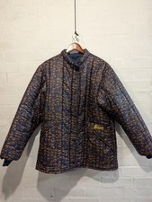 Ladies Beaver Of Bolton Equestrian Quilted Rainproof Jacket Coat Size 40 navy