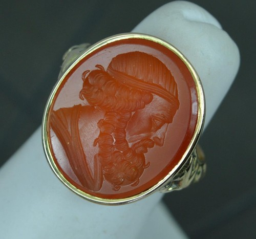 Georgian carved intaglio - georgian,
