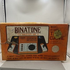 Vintage 1970's Binatone TV Master MK 8 Home Video Game Console in Box - Untested