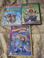 Madagascar 1, 2 & 3 DVD Bundle