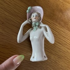 Antique Porcelain Half Doll