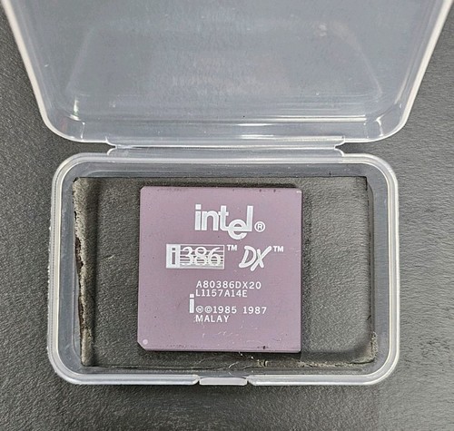 Intel i386 20mhz cpu - intel, dx