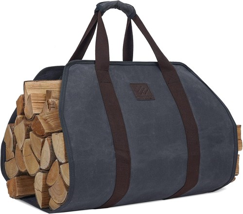 Canvas log carrier - canvas,