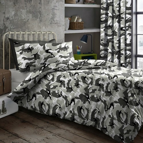 Camouflage army duvet cover - army,