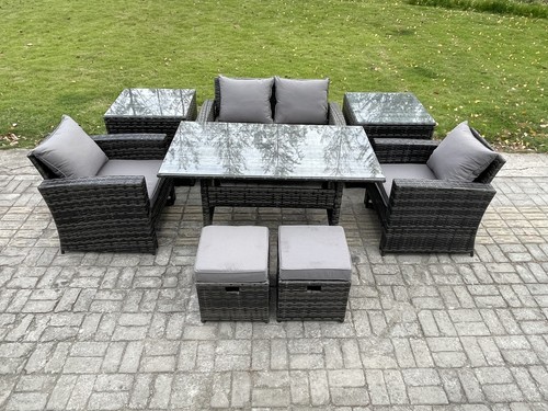 Fimous rattan outdoor garden - rattan,