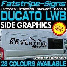 to fit FIAT DUCATO L3 LWB MOUNTAINS STICKERS GRAPHICS DECAL CAMPER VAN MOTORHOME
