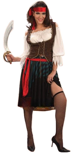 Ladies pirate wench - pirate, costume
