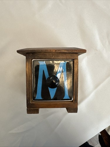 Wooden trinket box m - wooden, box,