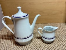 Royal Tognana Coffee Pot & Milk Jug Bone China Italian Classic Elegant Beautiful