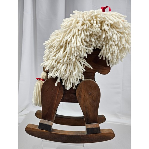 Vintage wooden rocking - vintage, horse