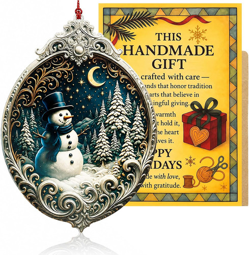 Snowman christmas ornaments - christmas,