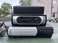 FULLY WORKING Sony XR-CA430X & CDX-T67 Cassette Head Unit & 6 Disc CD Changer