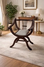 Regency-style tub chair /