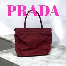 PRADA Nylon Red Mini Handbag