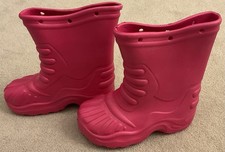 Pink Girls Rubber Wellington Boots Size 1 Brand New Never Worn