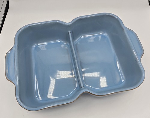 Denby colonial blue divided - colonial,