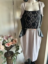 Amy Childs Black Lace peplum