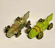 Antique Lead Penny Toy Racing