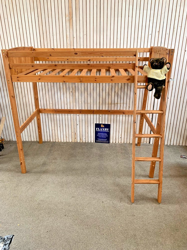 Solid pine loft - bed, frame