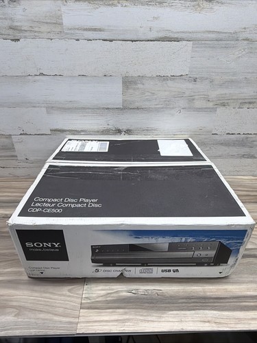 Sony cdp ce500 - 5-disc, compact
