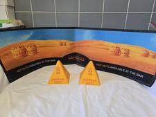 Vintage Advertising Saharas Nuts Bar Runner and Cones Pub Man Cave