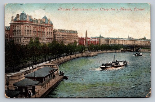 Postcard london thames - -,