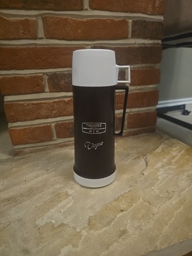 Vintage vogue thermos - vintage, flask