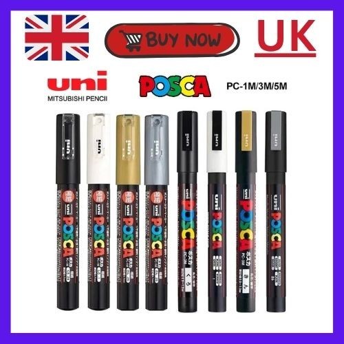 Uni posca paint marker art - uni,