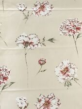 sanderson fabric curtain Upholstery material"PEONY STEM”3mtrs Cotton Piece 54”